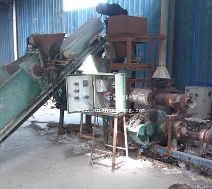 加工厂转让废塑料分选设备 塑料破碎机 清洗机