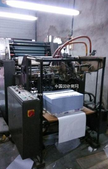 重庆印刷厂转行急售景德J4-1A型大度四开胶印