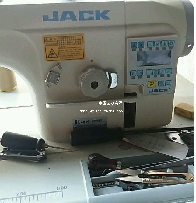杭州低价出售杰克牌直驱电脑全自动缝纫机 中截拷边车 吸风烫台 切边