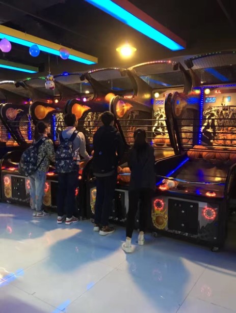 回收电玩城篮球机