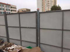 工地急转一批施工围挡 彩钢瓦等_库存建材_废