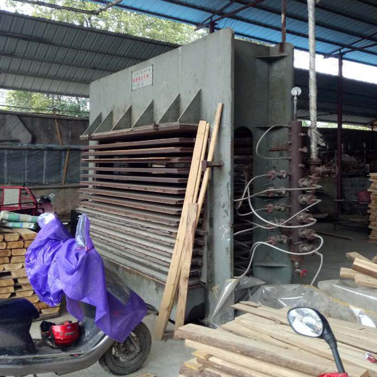 出售嘉善康达4x8尺十五层600吨二手木工热压机械设备