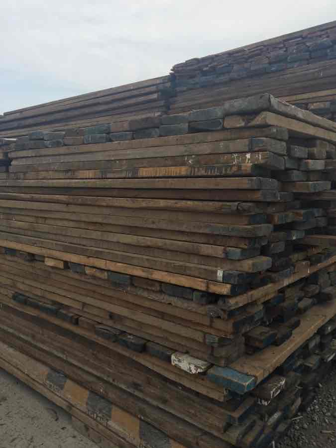 工地完工处理一批脚手架 木跳板