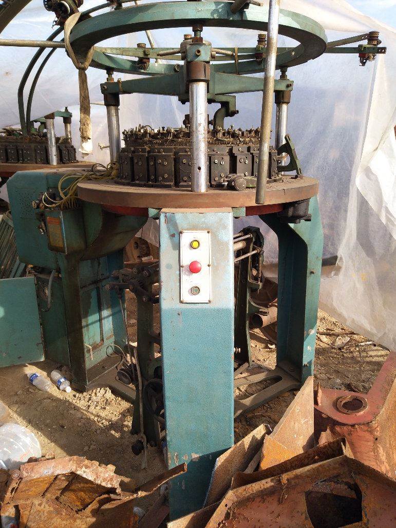 纺织厂处理纺织用圆织机