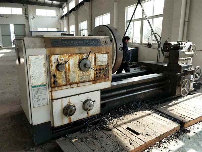 工厂低价急售6136数控车床2台 铣打机 5层瓦楞纸板生产线 自动进板双