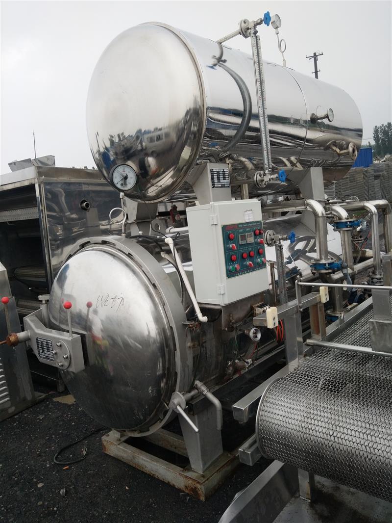 供应二手不锈钢双层杀菌锅