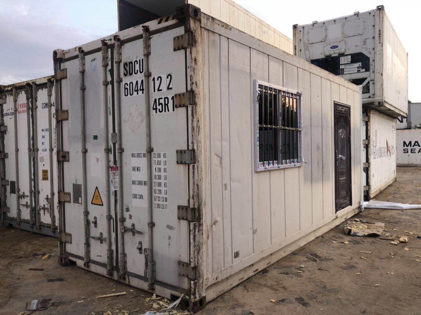 便宜出售二手集装箱冷藏集装箱保温集装箱改装住人集装箱房废旧集装箱